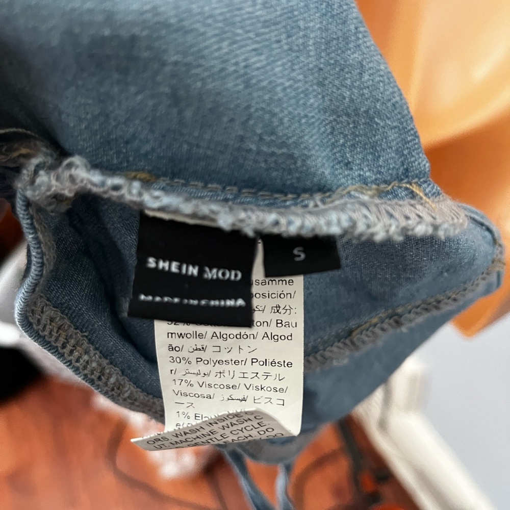 Denim Lace-Up Corset Top - Picture 5 of 5